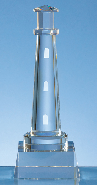 Large image for 19cm Optical Crystal Lighthouse